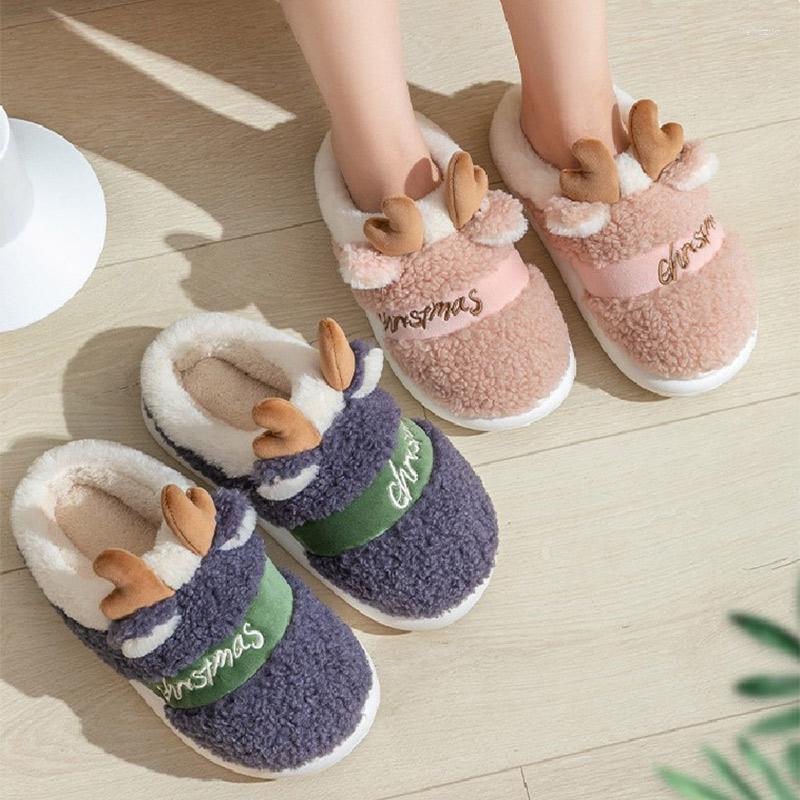 Slippers Women Winter Warm Plush Christmas Deer Non Slip Indoor Couples Soft Comfortable Men's Shoes 2022 Arrived, Bu
Slippers Women Winter Warm Plush Christmas Deer Non Slip Indoor Couples Soft Comfortable Men's Shoes 2022 Arrived, Bu