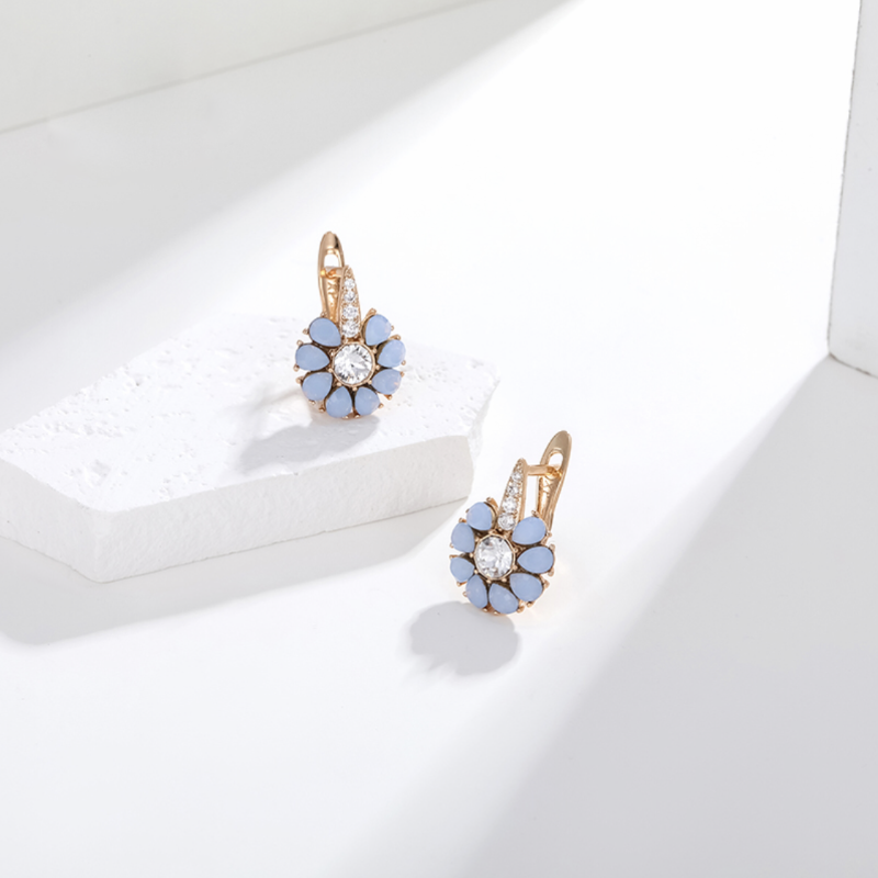 Flower Piercing Earrings for Girls Party Jewellery Accessories Austrian Crystal Studs Earrings Women Daily Wearing Bijoux Gifts
Flower Piercing Earrings for Girls Party Jewellery Accessories Austrian Crystal Studs Earrings Women Daily Wearing Bijoux Gifts