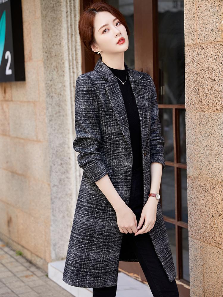Women' Suits Women Elegant Thick Winter Blazer High Quality Fashion Casual Ladies Black Khaki Slim Office Business Work Wear Long Jacket, Khaki blazer
Women' Suits Women Elegant Thick Winter Blazer High Quality Fashion Casual Ladies Black Khaki Slim Office Business Work Wear Long Jacket, Khaki blazer