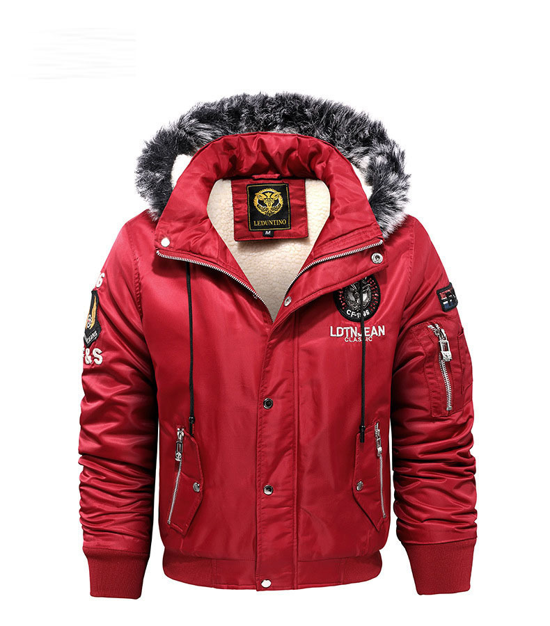 Men's Down Parkas Warm Hooded Cotton Jacket Winter Fleece Thickened Coat Fashion Casual Imitation Lamb Parka M 4XL 221207, Red
Men's Down Parkas Warm Hooded Cotton Jacket Winter Fleece Thickened Coat Fashion Casual Imitation Lamb Parka M 4XL 221207, Red