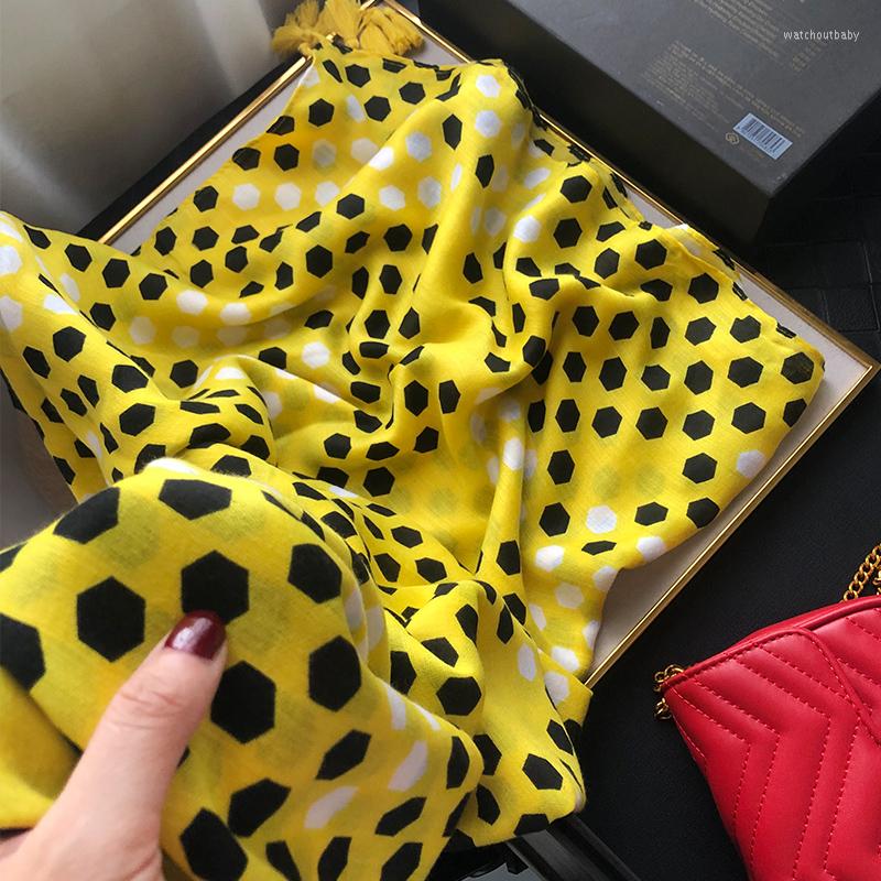 Scarves 2022 Women Funny Honeycomb Design Yellow Scarf Female Viscose Cotton Tassel Shawls Winter Warm Neck Blanket Stoles
Scarves 2022 Women Funny Honeycomb Design Yellow Scarf Female Viscose Cotton Tassel Shawls Winter Warm Neck Blanket Stoles