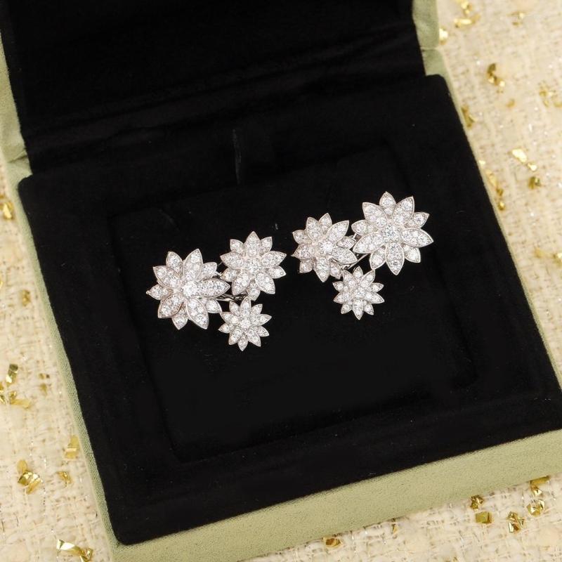 Dangle Earrings Fine Jewelry Lotus 925 Silver Diamonds Necklace Earring Set For Women Designer Top Quality Wedding Gift
Dangle Earrings Fine Jewelry Lotus 925 Silver Diamonds Necklace Earring Set For Women Designer Top Quality Wedding Gift