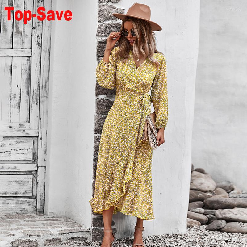 Casual Dresses Bohemian Style Floral Dress Women Stylish Elegant Beach Cover Up Vintage Clothes Loungewear Vestidos Sashes Long, Khaki
Casual Dresses Bohemian Style Floral Dress Women Stylish Elegant Beach Cover Up Vintage Clothes Loungewear Vestidos Sashes Long, Khaki