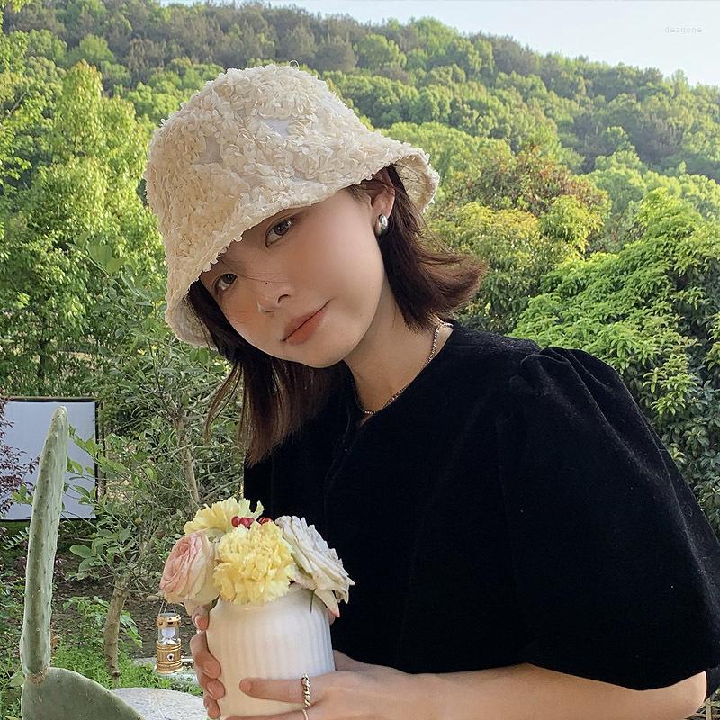 Hats Korean Retro Lace Floral Bucket Female Spring And Summer Fisherman Cap Pink Panama Gorras, White
Hats Korean Retro Lace Floral Bucket Female Spring And Summer Fisherman Cap Pink Panama Gorras, White