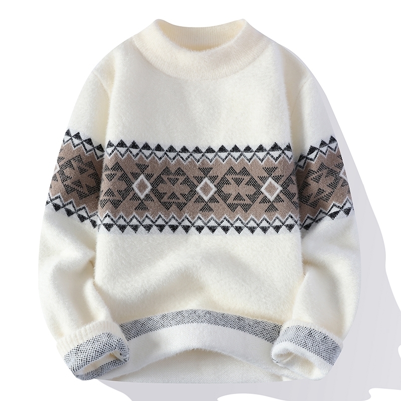 Men s Sweaters High quality Winter Sweater Classic Clothes Jacquard Weave Handsome Mink Velvet Fashion Half High Collar Korean Pullover 221206, Black
Men s Sweaters High quality Winter Sweater Classic Clothes Jacquard Weave Handsome Mink Velvet Fashion Half High Collar Korean Pullover 221206, Black