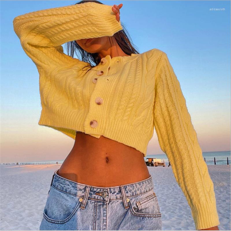 Women' Knits Women’s Casual Long Sleeve Knitted Cardigan Fashion Solid Color Exposed Navel Loose Sweater Autumn Button Crop Tops, Blue
Women' Knits Women’s Casual Long Sleeve Knitted Cardigan Fashion Solid Color Exposed Navel Loose Sweater Autumn Button Crop Tops, Blue