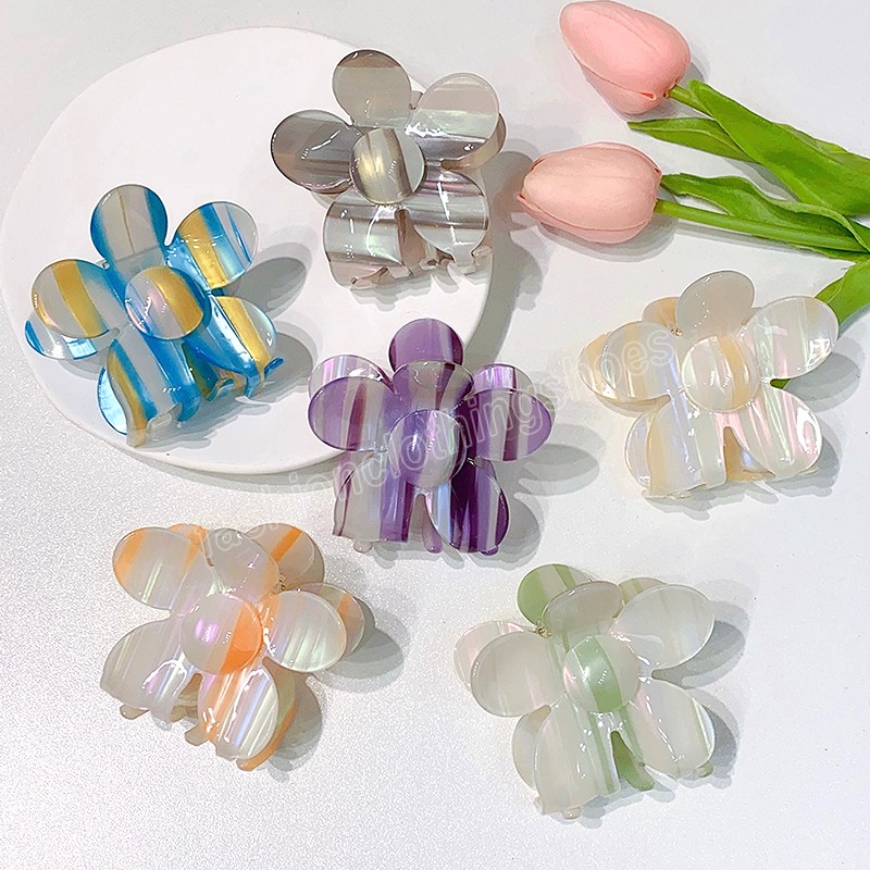 Colorful Flower High-Grade Acetate Hair Claw For Women Long Thick Hairclip Toothed Hairpin Fashion Hair Accessories
Colorful Flower High-Grade Acetate Hair Claw For Women Long Thick Hairclip Toothed Hairpin Fashion Hair Accessories