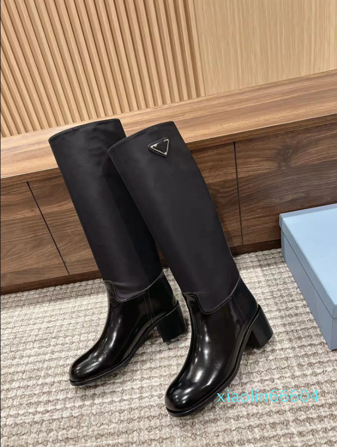 Winter Luxury Women Knee Boots Triangle Brushed Leather Nylon Chunky Lug Sole Comfort Footwear Lady Martin Motorcycle
Winter Luxury Women Knee Boots Triangle Brushed Leather Nylon Chunky Lug Sole Comfort Footwear Lady Martin Motorcycle