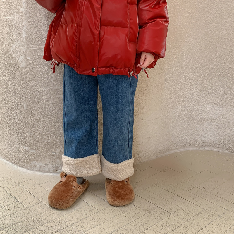 Trousers Kids Jeans Winter Girls' Fleece Casual Thickened Patchwork Woolen Straight Pants 221207, Beige
Trousers Kids Jeans Winter Girls' Fleece Casual Thickened Patchwork Woolen Straight Pants 221207, Beige