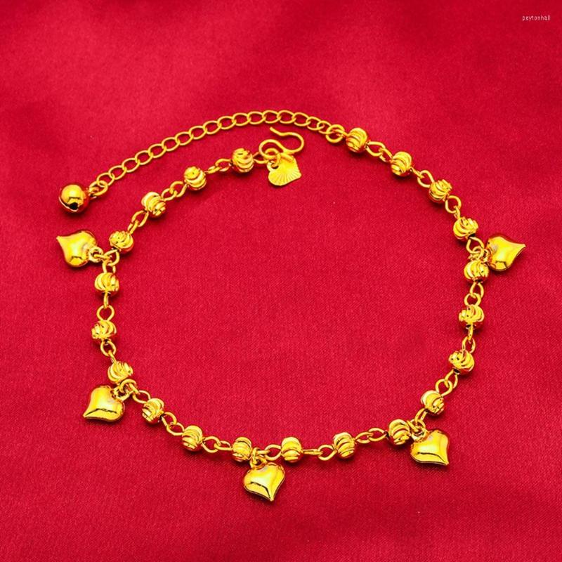 Anklets Heart Beads Women Girls Anklet Chain 18k Yellow Gold Filled Summer Beach Foot Link Gift
Anklets Heart Beads Women Girls Anklet Chain 18k Yellow Gold Filled Summer Beach Foot Link Gift