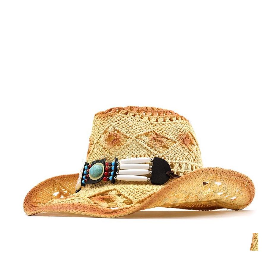 Wide Brim Hats Bucket Hats 100 Natural St Hat Women Men Handmade Weave Cowboy Hats For Lady Tassel Summer Western Sombrero Hombre Dhe2Y, Randomly sended color
Wide Brim Hats Bucket Hats 100 Natural St Hat Women Men Handmade Weave Cowboy Hats For Lady Tassel Summer Western Sombrero Hombre Dhe2Y, Randomly sended color