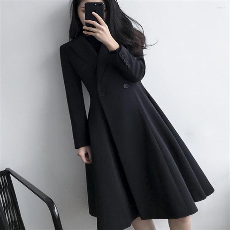 Women' Trench Coats Black Coat For Women Long Length 2022 Autumn Slim Thin Waist Spring And Double-breasted
Women' Trench Coats Black Coat For Women Long Length 2022 Autumn Slim Thin Waist Spring And Double-breasted