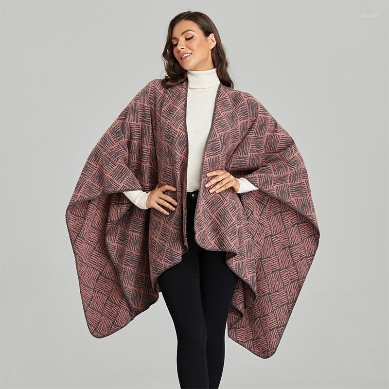 Scarves Imitation Cashmere Women Plaid Scarf Vintage Winter Warm Shawl Wrap Female Casual Knitted Elegant Wild Soft Thick Blanket 
Scarves Imitation Cashmere Women Plaid Scarf Vintage Winter Warm Shawl Wrap Female Casual Knitted Elegant Wild Soft Thick Blanket