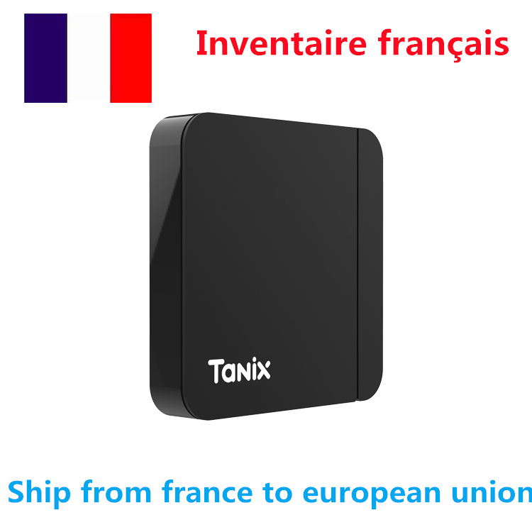 Ship From france Tanix W2 TV Box Android 11.0 Amlogic S905W2 2G16G TVBOX H.265 3D AV1 BT dual 2.4G 5G Wifi 4K