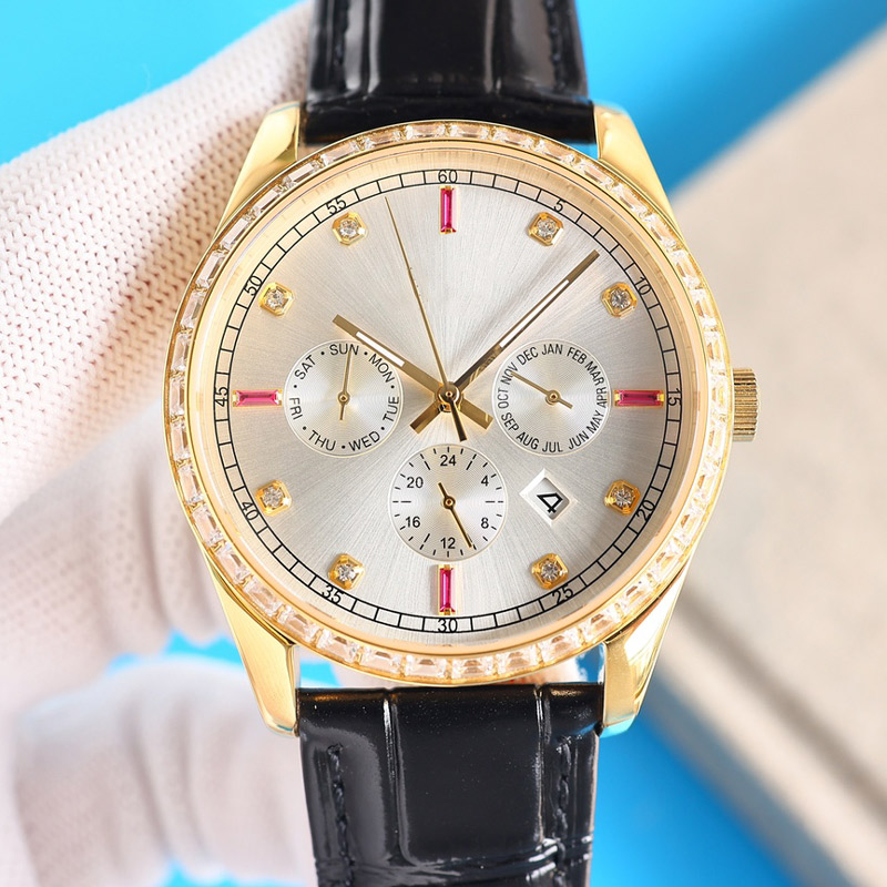 7-pins Watch Men Watch 41mm Automatic Mechanical WristWatches Business Leather WristWatch Montre De Luxe, Color 1
7-pins Watch Men Watch 41mm Automatic Mechanical WristWatches Business Leather WristWatch Montre De Luxe, Color 1