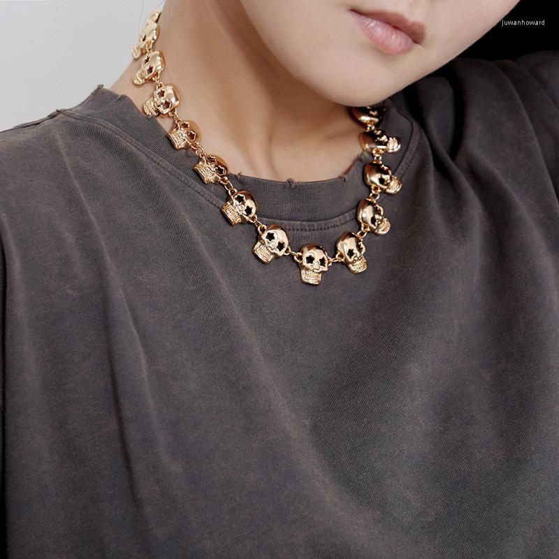 Choker Wholesale 5 Skull Beaded Necklace Alloy Ladies Men Punk Style Jewelry 2022 2 Colors
Choker Wholesale 5 Skull Beaded Necklace Alloy Ladies Men Punk Style Jewelry 2022 2 Colors