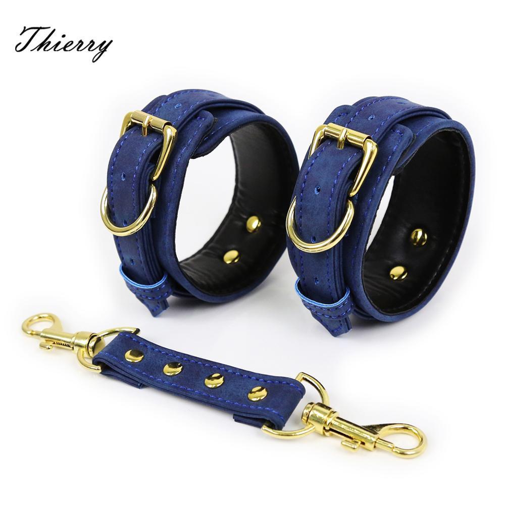 

Bondage Thierry BDSM Adult Games Handcuff Wrist Ankle CuffS Restraints Sex Toy Exotic Toys for Women 221207