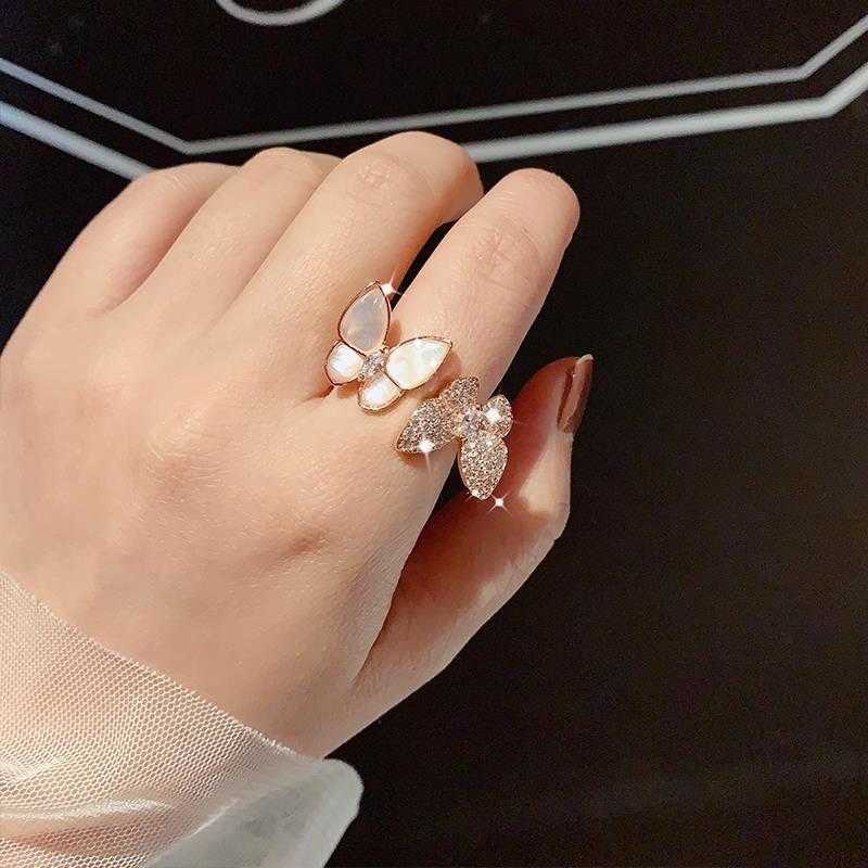 Designer van clover rings Fairy Shell Butterfly Ring Light Female Fashion Design Red Open
Designer van clover rings Fairy Shell Butterfly Ring Light Female Fashion Design Red Open