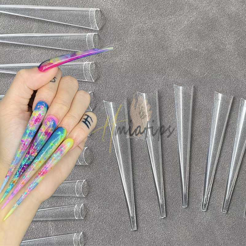 Nail Practice Display 500pcs 5Xl Long Sharp Stiletto False Nail Half Cover Artificial Acrylic Nail Tips Press on Manicure Tool Accessories 221206
Nail Practice Display 500pcs 5Xl Long Sharp Stiletto False Nail Half Cover Artificial Acrylic Nail Tips Press on Manicure Tool Accessories 221206