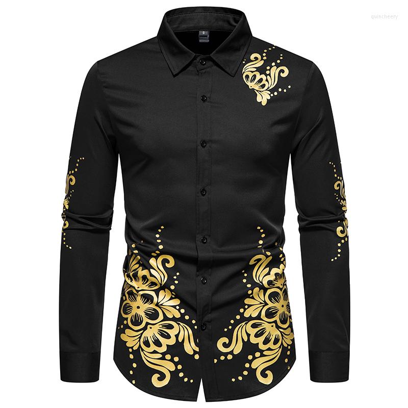 Men' Dress Shirts Spring And Summer Men' Shirt Slim Fashion Hip-hop Printing Trend Casual Party Chic, Black
Men' Dress Shirts Spring And Summer Men' Shirt Slim Fashion Hip-hop Printing Trend Casual Party Chic, Black