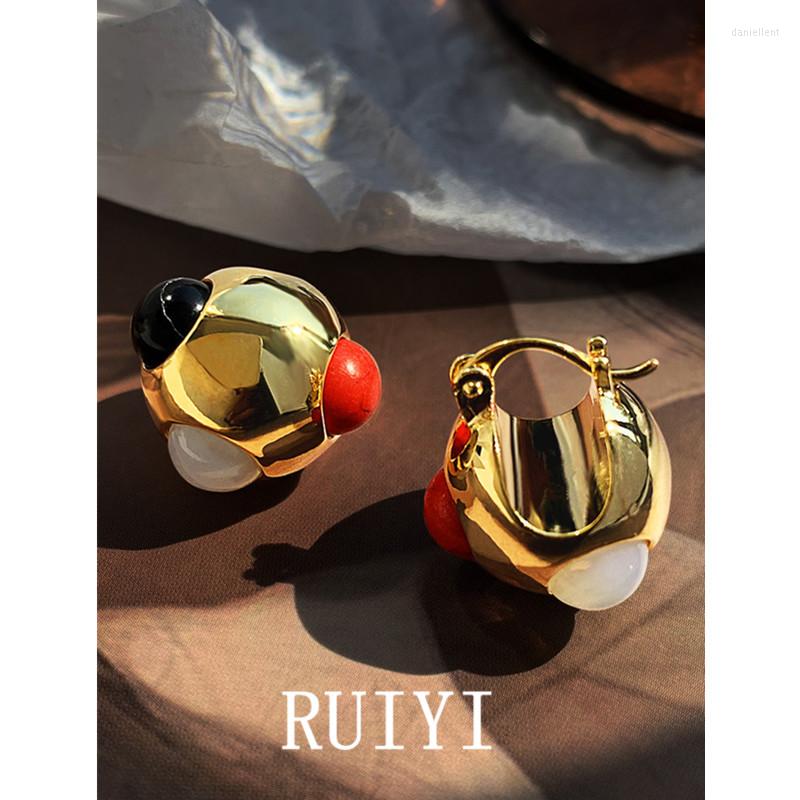 Stud Earrings Vintage Gold Color Metal Geometric Ball Moonstone Stone French High Quality For Women Jewelry Holiday Travel 2022
Stud Earrings Vintage Gold Color Metal Geometric Ball Moonstone Stone French High Quality For Women Jewelry Holiday Travel 2022