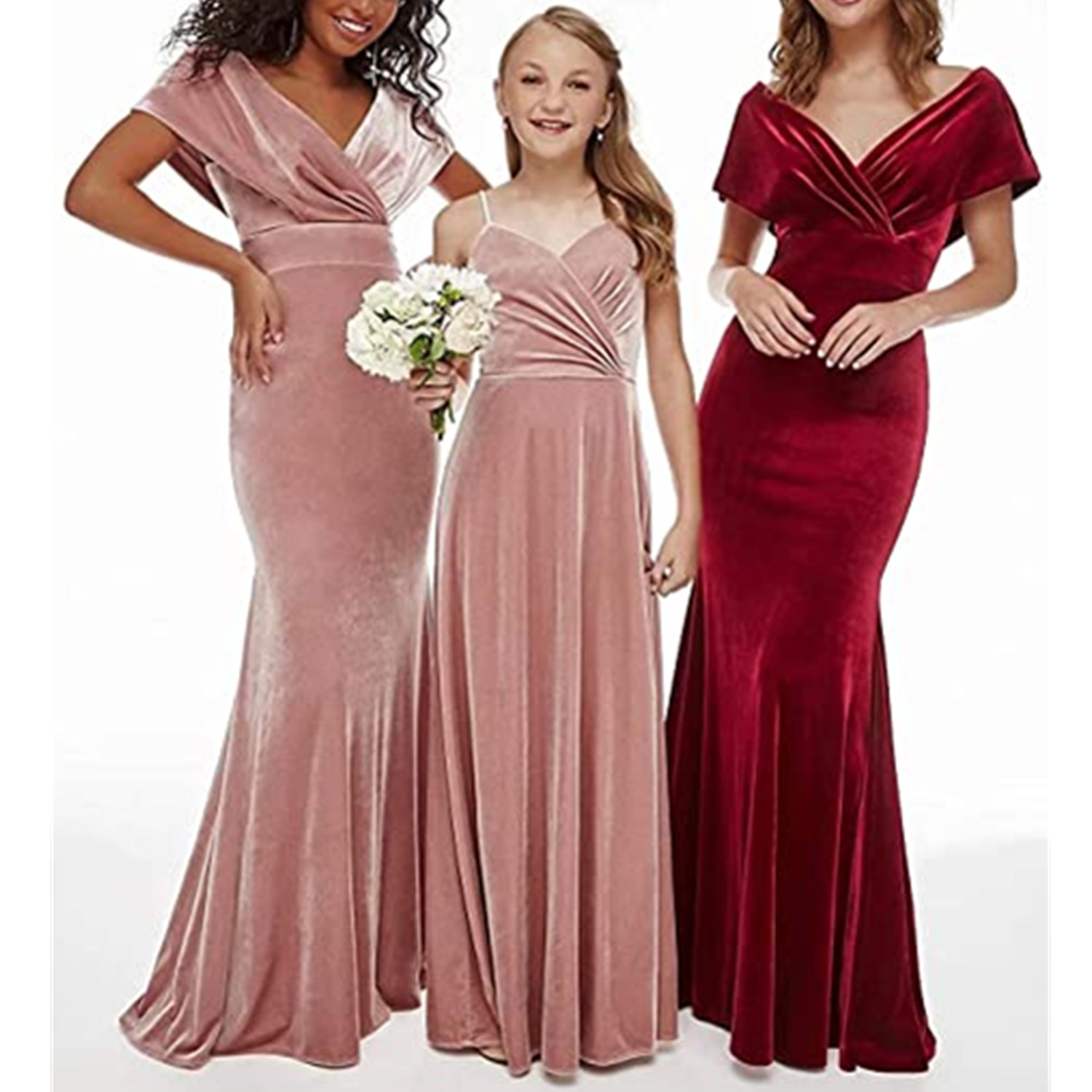 2023 Prom Dresses Elegant Velvet V Neck Off Shoulder Formal Floor Length Mermaid Evening Gowns, Dark navy
2023 Prom Dresses Elegant Velvet V Neck Off Shoulder Formal Floor Length Mermaid Evening Gowns, Dark navy