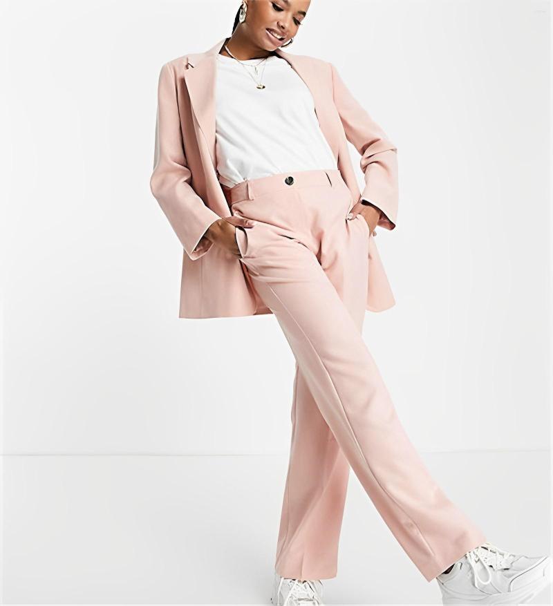 Women's Two Piece Pants Suits Women's Office Two-Button Blazer And Wide-Leg 2-Piece Set Outdoor Wedding Party Suitable, Pink
Women's Two Piece Pants Suits Women's Office Two-Button Blazer And Wide-Leg 2-Piece Set Outdoor Wedding Party Suitable, Pink