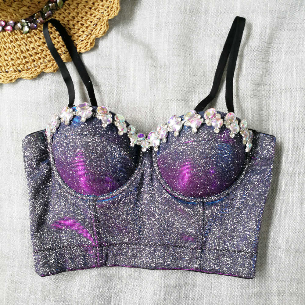 Fishbone sling bright diamond body shaping top waist length beautiful back glittering stage bra, Peacock blue
Fishbone sling bright diamond body shaping top waist length beautiful back glittering stage bra, Peacock blue