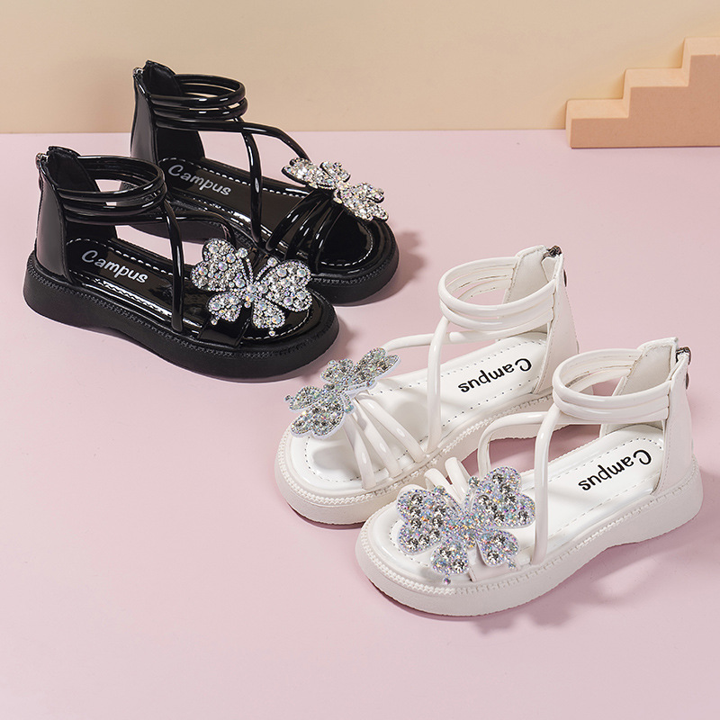 Girls Sandals New Summer Children Princess Shoes Fashion Bow Rhinestone Baby Shoes Little Girl Open Toe Sandals, Black
Girls Sandals New Summer Children Princess Shoes Fashion Bow Rhinestone Baby Shoes Little Girl Open Toe Sandals, Black