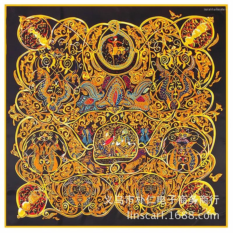 Scarves Fashion Woman Silk Scarf 90cm Top Grad Twill Satin Printing Ms Square Hand Towel Wraps Kerchief Travel Accessory
Scarves Fashion Woman Silk Scarf 90cm Top Grad Twill Satin Printing Ms Square Hand Towel Wraps Kerchief Travel Accessory