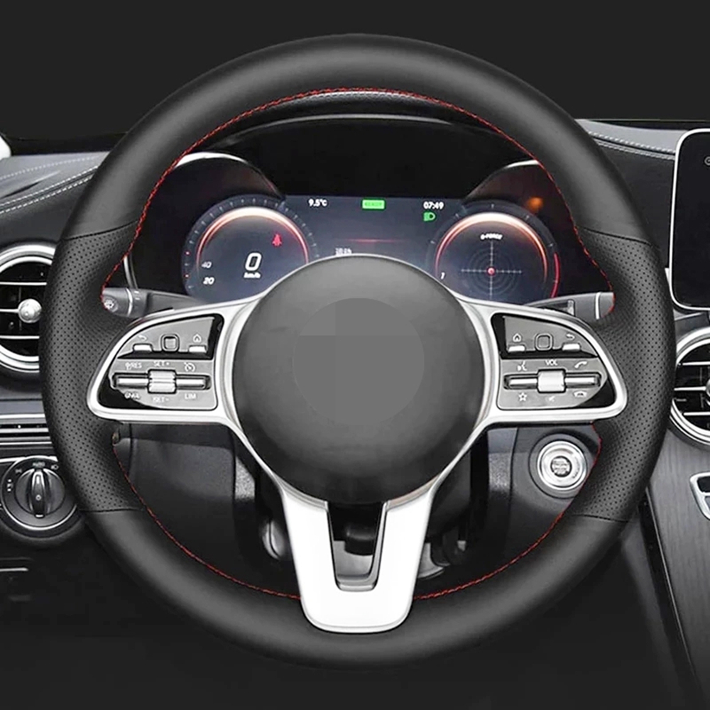 high quality hand stitched Leather Non-Slip Car Steering Wheel Cover For Mercedes-Benz GLC GLB 2020 CLS 2018-2020
high quality hand stitched Leather Non-Slip Car Steering Wheel Cover For Mercedes-Benz GLC GLB 2020 CLS 2018-2020