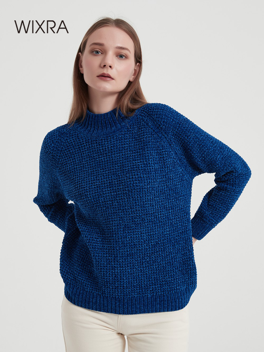 Women's Sweaters Wixra Thick Sweater Women Knitted Pullover Full Sleeve Casual Half High Collar Jumpers Chenille Clothing Autumn Winter 221207, Green
Women's Sweaters Wixra Thick Sweater Women Knitted Pullover Full Sleeve Casual Half High Collar Jumpers Chenille Clothing Autumn Winter 221207, Green