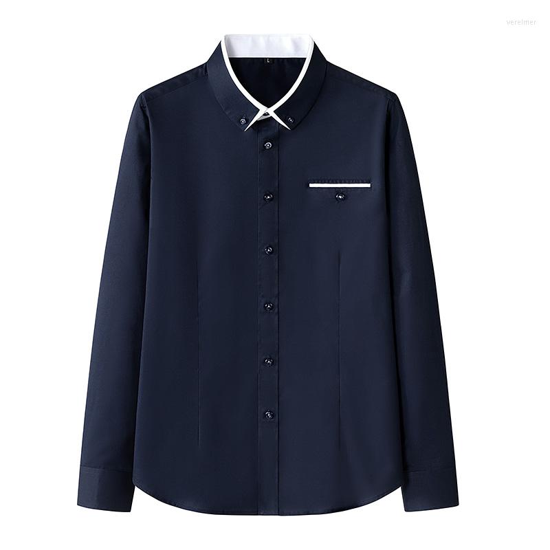 Men's Dress Shirts Four Seasons Casual Men's Solid Color Long-Sleeved Business Slim Fit Formal Shirt Office Worker Clothing, Gray
Men's Dress Shirts Four Seasons Casual Men's Solid Color Long-Sleeved Business Slim Fit Formal Shirt Office Worker Clothing, Gray
