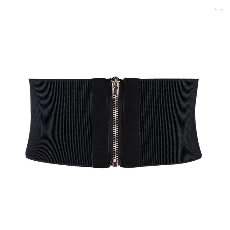 Belts Women Belt Trend Elastic Fashion Versatile Black Brown Autumn And Winter Korean Waist Wide Cover Zipper 11.5CM
Belts Women Belt Trend Elastic Fashion Versatile Black Brown Autumn And Winter Korean Waist Wide Cover Zipper 11.5CM