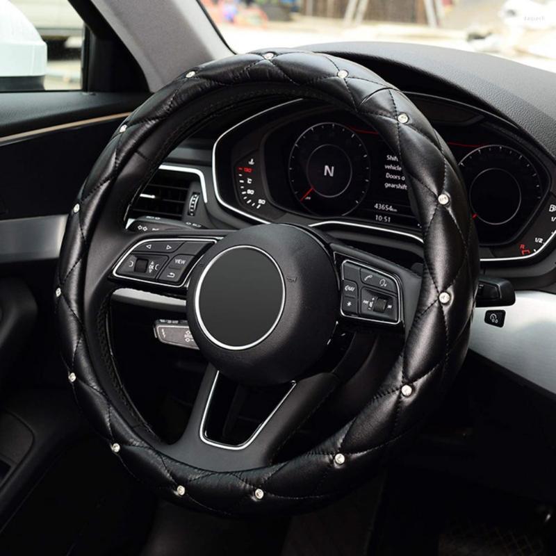 Steering Wheel Covers Long Lasting Sturdy Heat Resistant Cover Rhinestone Inlay For Automobile
Steering Wheel Covers Long Lasting Sturdy Heat Resistant Cover Rhinestone Inlay For Automobile