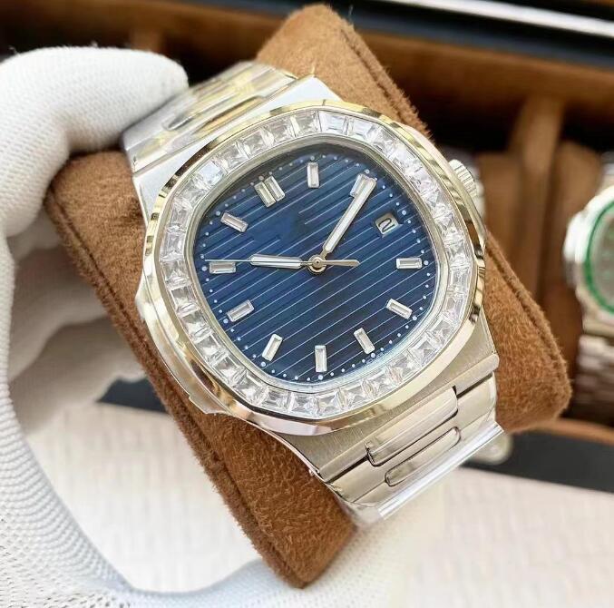 U1Top AAA New arrivals Pateks Philippes Nautilus Watch Men Automatic Watch Silver band colorful stones Stainless Mechanical diamonds bezel di Lusso Wristwatches
U1Top AAA New arrivals Pateks Philippes Nautilus Watch Men Automatic Watch Silver band colorful stones Stainless Mechanical diamonds bezel di Lusso Wristwatches