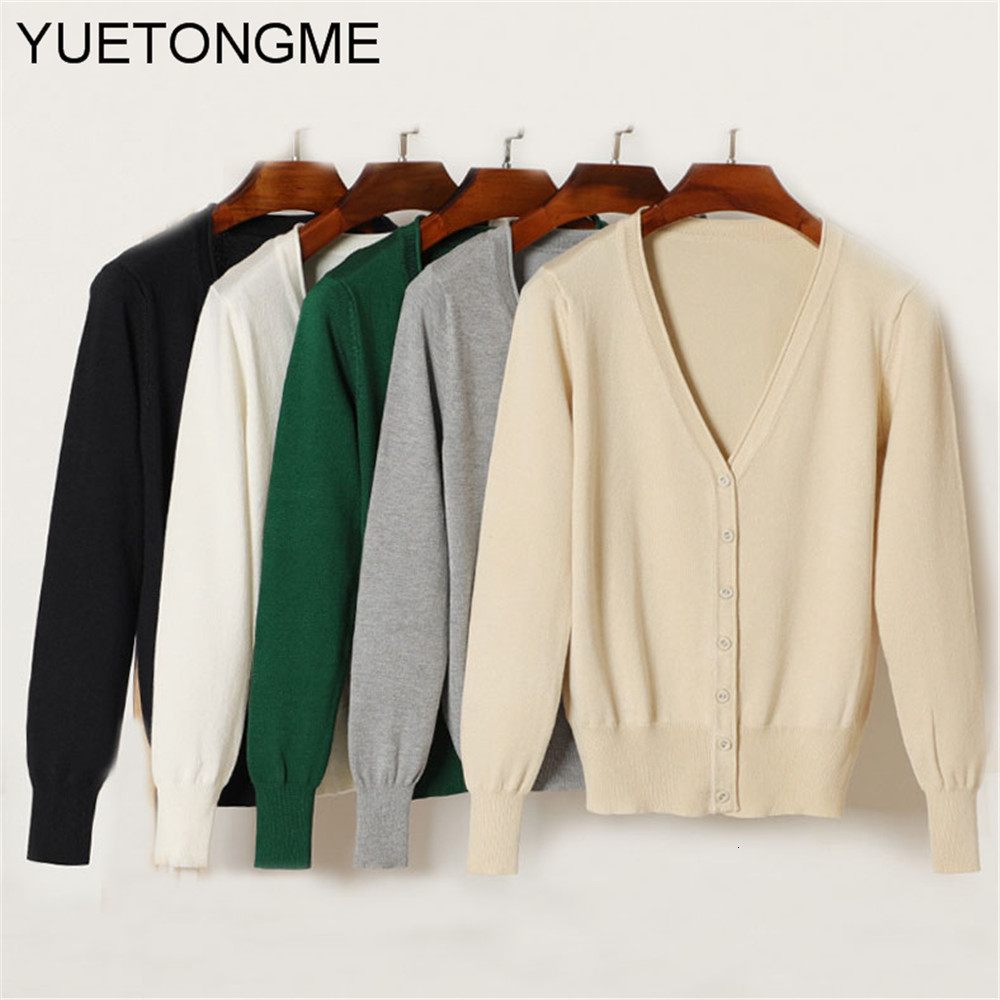 Women' Knits Tees Cardigan Sweaters Female Black White V Neck Single Breasted Woman Knitted SW070 221206
Women' Knits Tees Cardigan Sweaters Female Black White V Neck Single Breasted Woman Knitted SW070 221206