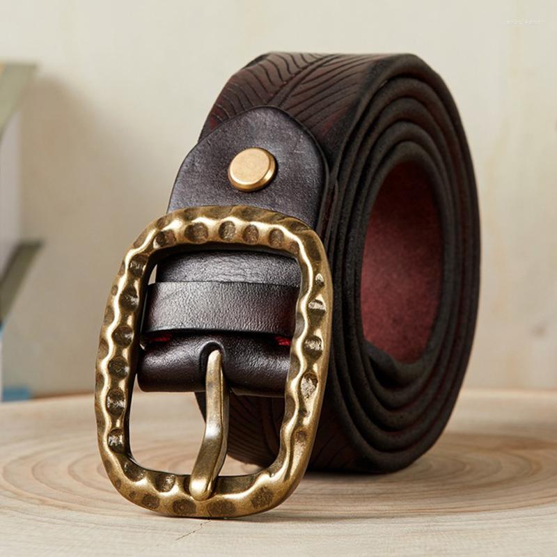 Belts 3.8CM Retro Thick Mens Belt Carved Genuine Leather Cowskin Pin Copper Buckle Washed Design Vintage Strap Fashion Waist, Black
Belts 3.8CM Retro Thick Mens Belt Carved Genuine Leather Cowskin Pin Copper Buckle Washed Design Vintage Strap Fashion Waist, Black