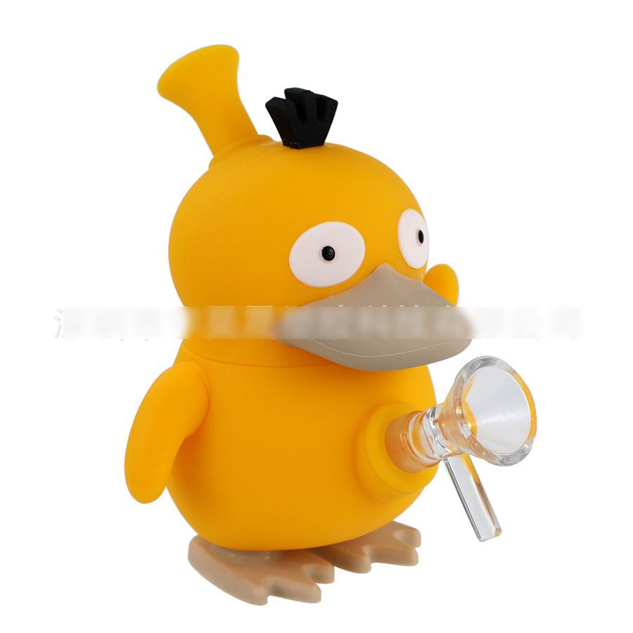 Hookahs water bongs 5.1" Coco Duck silicone pipe cartoon smoking with removable holder fittings
Hookahs water bongs 5.1" Coco Duck silicone pipe cartoon smoking with removable holder fittings