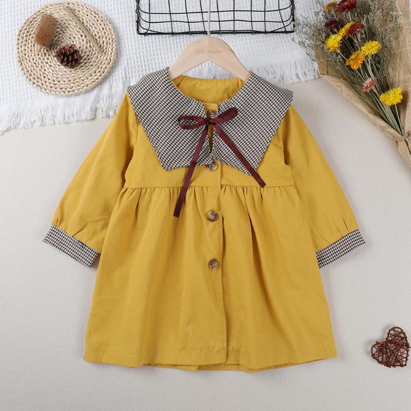 Coat Casual Girls Baby Spring Autumn Trench Coats Jackets Bow Collar Jacket Girl Kids Cardigan Princess Clothes Children Outfits, Am2508yellow
Coat Casual Girls Baby Spring Autumn Trench Coats Jackets Bow Collar Jacket Girl Kids Cardigan Princess Clothes Children Outfits, Am2508yellow