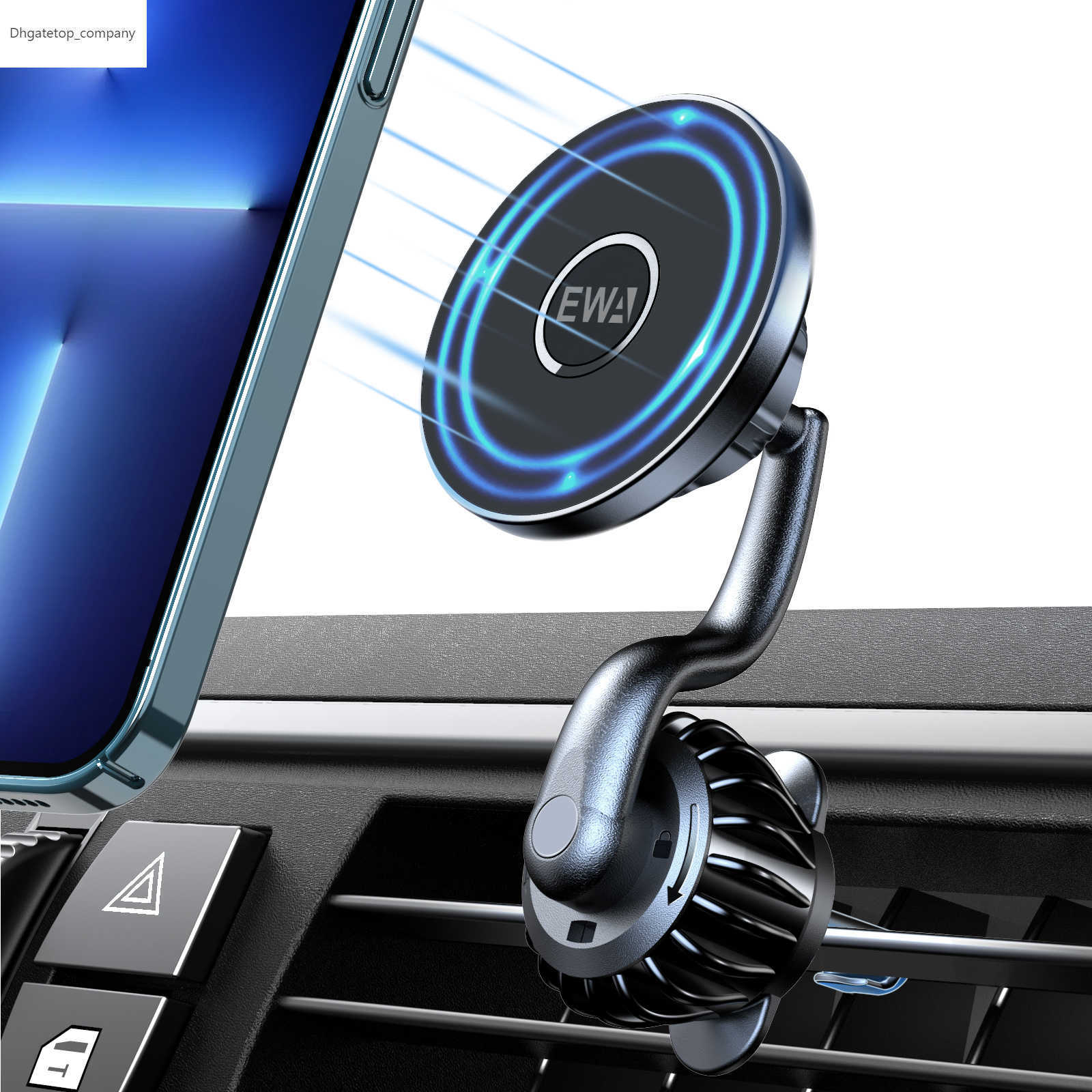 EWA Magnetic Phone Mount Compatible with MagSafe Car Mount for iPhone 14 13 12 Pro Max Mini All Phones 360 Rotate Arm Holder
EWA Magnetic Phone Mount Compatible with MagSafe Car Mount for iPhone 14 13 12 Pro Max Mini All Phones 360 Rotate Arm Holder