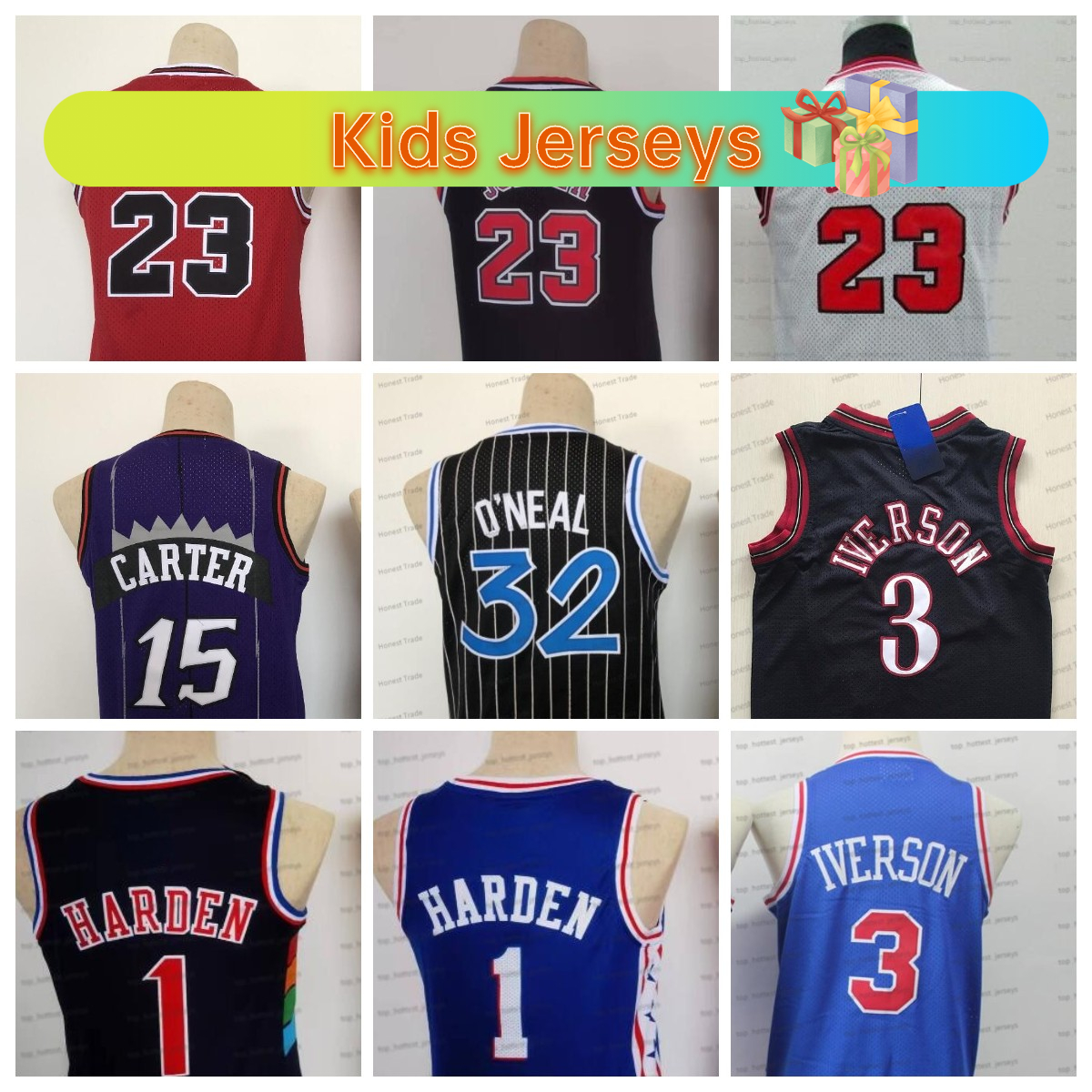 Kids James Basketball Jersey 77 Doncic 1 Harden Shaq 32 O Neal 3 Iverson Throwback Black Red Jerseys Youth Gifts For Children, Kids jersey
Kids James Basketball Jersey 77 Doncic 1 Harden Shaq 32 O Neal 3 Iverson Throwback Black Red Jerseys Youth Gifts For Children, Kids jersey