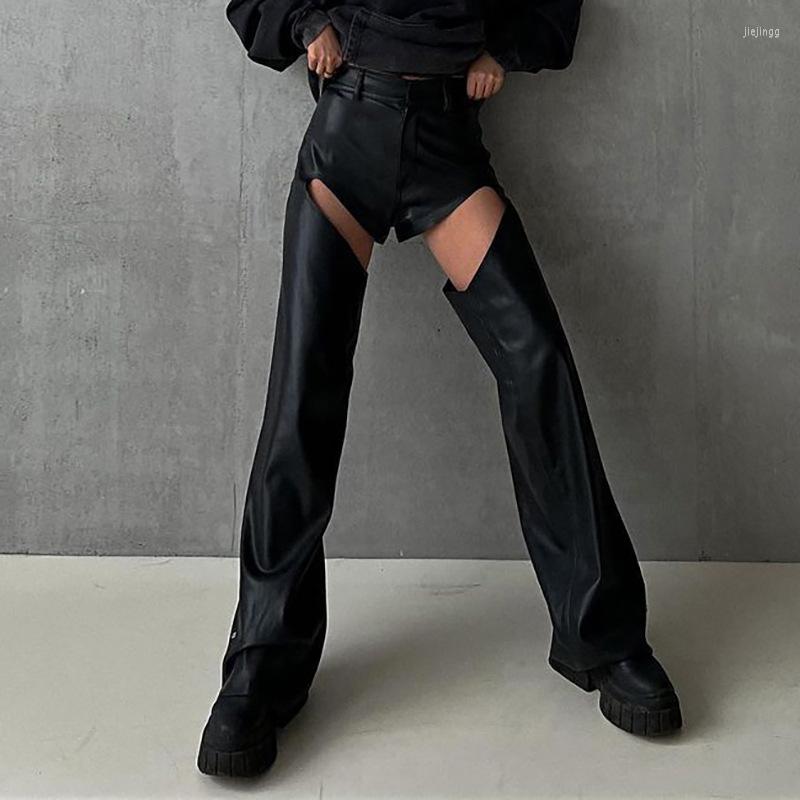 Women' Pants Women' Wholesale Inner Hollow Leather Autumn Street Hipster Trend Loose Straight Trousers Solid Color, Black
Women' Pants Women' Wholesale Inner Hollow Leather Autumn Street Hipster Trend Loose Straight Trousers Solid Color, Black