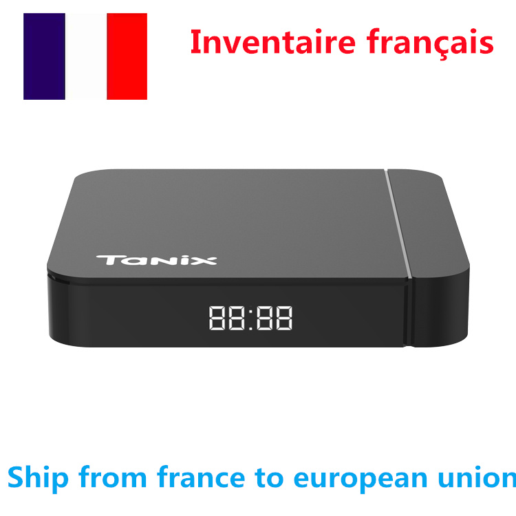 

France have stock Tanix W2 TV Box Android 11.0 Amlogic S905W2 2G16G TVBOX H.265 3D AV1 BT 2.4G & 5G Wifi 4K Set Top Box