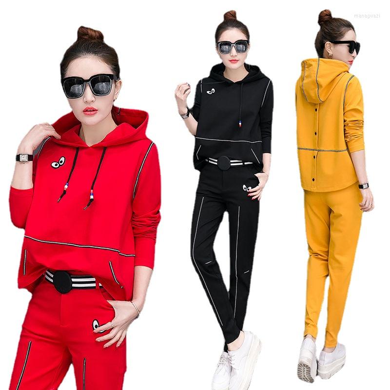 Women's Two Piece Pants Spring And Autumn Sweater Suit Women's Fashion Two-piece Large Size Long-sleeved Hooded Student Casual, Black
Women's Two Piece Pants Spring And Autumn Sweater Suit Women's Fashion Two-piece Large Size Long-sleeved Hooded Student Casual, Black