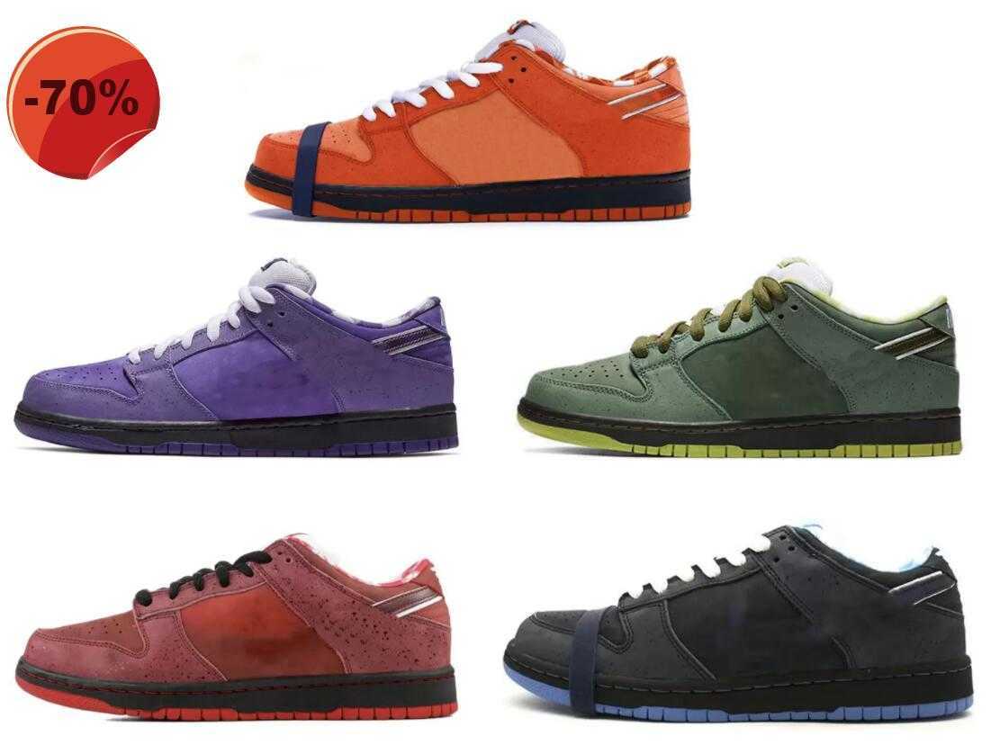 Sb low Low shoes 2022 Authentic Concepts Purple Lobster Shoes sb dunks Outdoor Orange Green Red Blue Men Women Sports Sneakers With Original box Size US4-13
Sb low Low shoes 2022 Authentic Concepts Purple Lobster Shoes sb dunks Outdoor Orange Green Red Blue Men Women Sports Sneakers With Original box Size US4-13