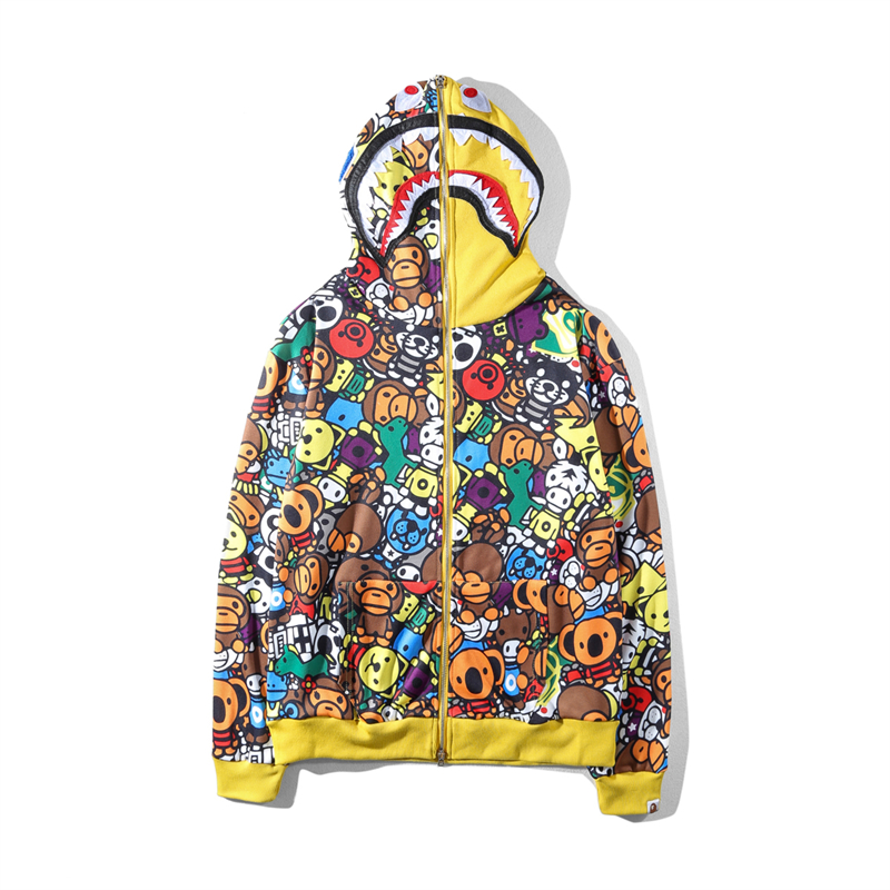 Bape Designer Mens Hoodie Cartoon Animal Pattern Letter Print Long Sleeve Outerwear Fashion Brand Zipper Top Yellow
Bape Designer Mens Hoodie Cartoon Animal Pattern Letter Print Long Sleeve Outerwear Fashion Brand Zipper Top Yellow