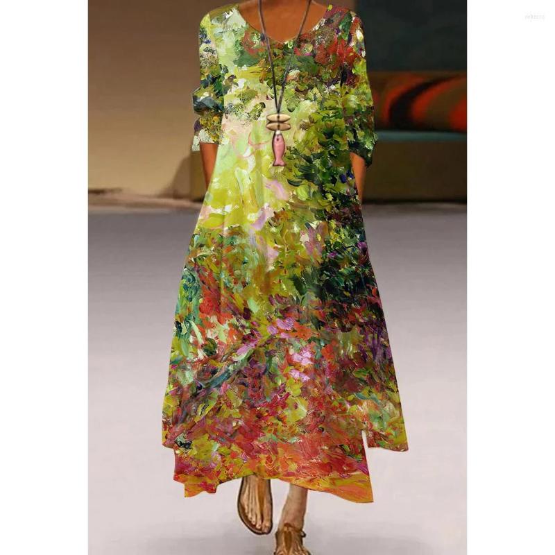 Casual Dresses Vintage Painting Long Dress Elegant Maxi Party Evening Women Fashion Sleeve Beach Women's Sexy Loose, Bqdqz107872sj694
Casual Dresses Vintage Painting Long Dress Elegant Maxi Party Evening Women Fashion Sleeve Beach Women's Sexy Loose, Bqdqz107872sj694