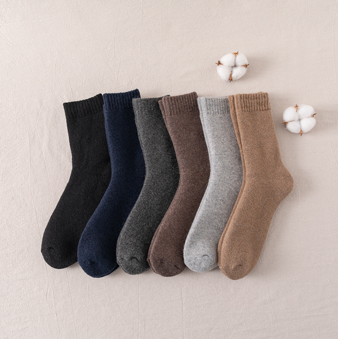 5 Pairs Wool Socks Autumn and Winter Thickening Men's Sock Keep Warm Pure Color Terry-Loop Hosiery Snow Men's Mid-Calf Length Socks Wholesale Market, Coffee
5 Pairs Wool Socks Autumn and Winter Thickening Men's Sock Keep Warm Pure Color Terry-Loop Hosiery Snow Men's Mid-Calf Length Socks Wholesale Market, Coffee