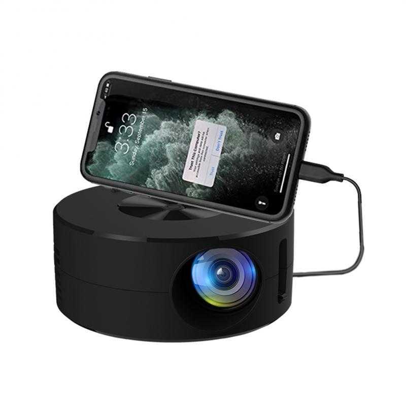 YT200 LED Mobile Video Projector Support 1080P Home Theater Media Player Kids Home Black Wired Same Screen Projector
YT200 LED Mobile Video Projector Support 1080P Home Theater Media Player Kids Home Black Wired Same Screen Projector